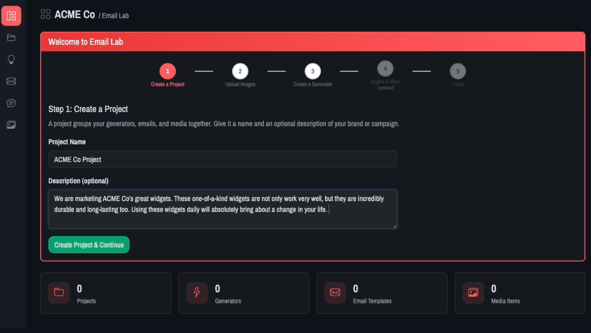 Email Lab screenshot 1